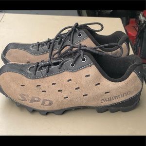 Shimano SPD Women's Brown Suede Cycling Shoes